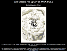 Tablet Screenshot of jackcole.pinupcartoongallery.com