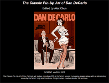 Tablet Screenshot of dandecarlo.pinupcartoongallery.com