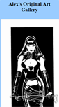 Mobile Screenshot of comicart.pinupcartoongallery.com